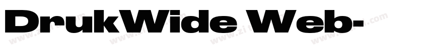 DrukWide Web字体转换